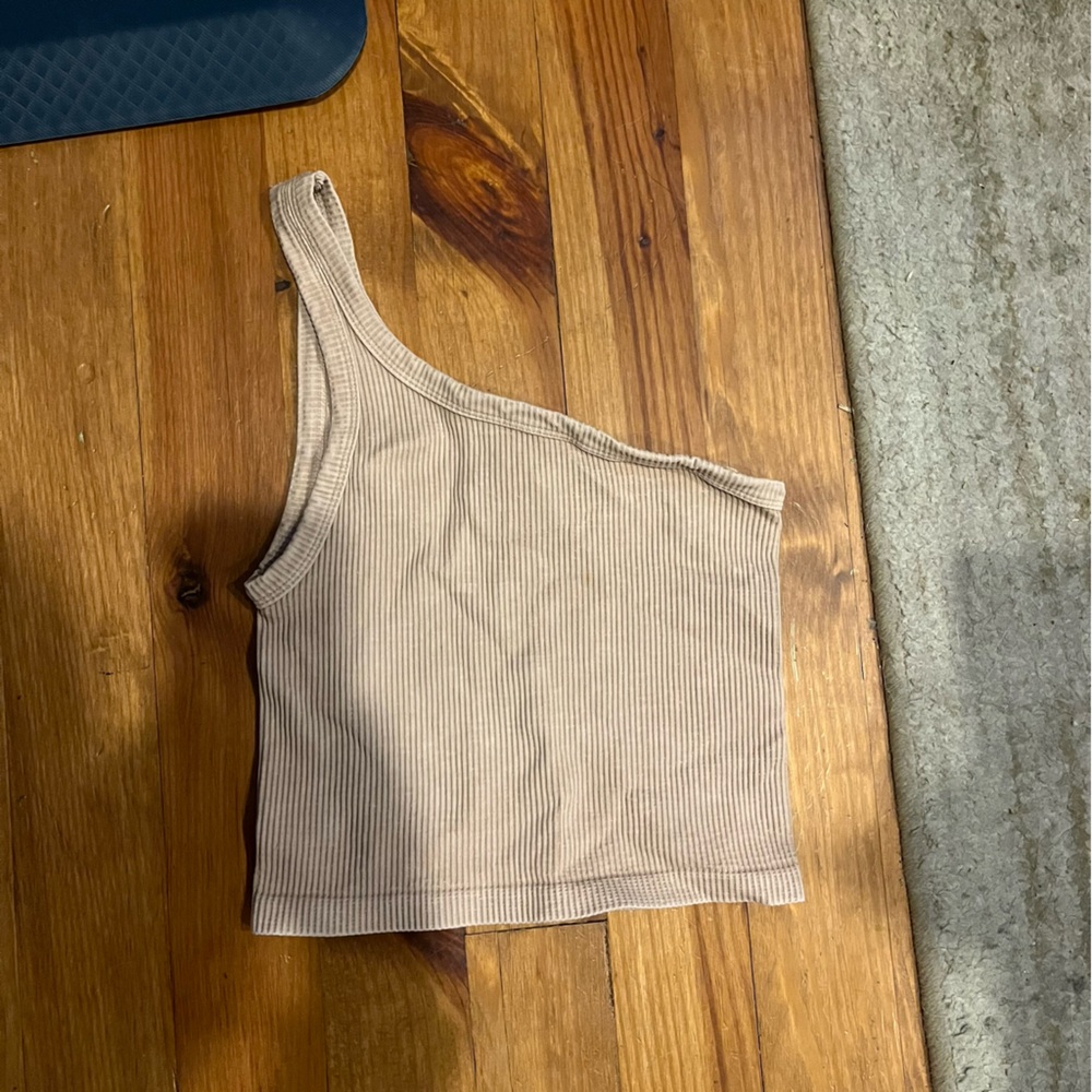 One Shoulder Blush Tank